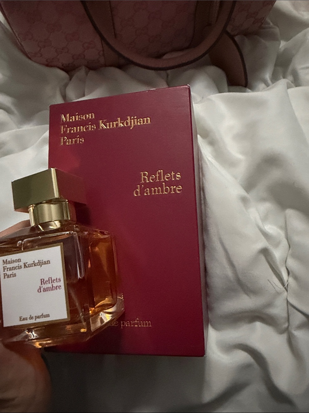 Maison Francis Kurkdjian Reflets d'Ambre Eau de Parfum - Pink & Gold - Picture 4 of 4